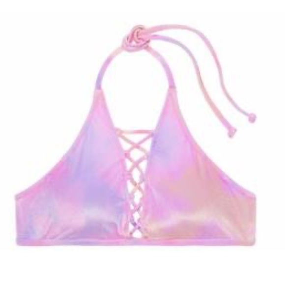 E06 Victoria secret Pink XS Swim Top - Picture 2 of 6